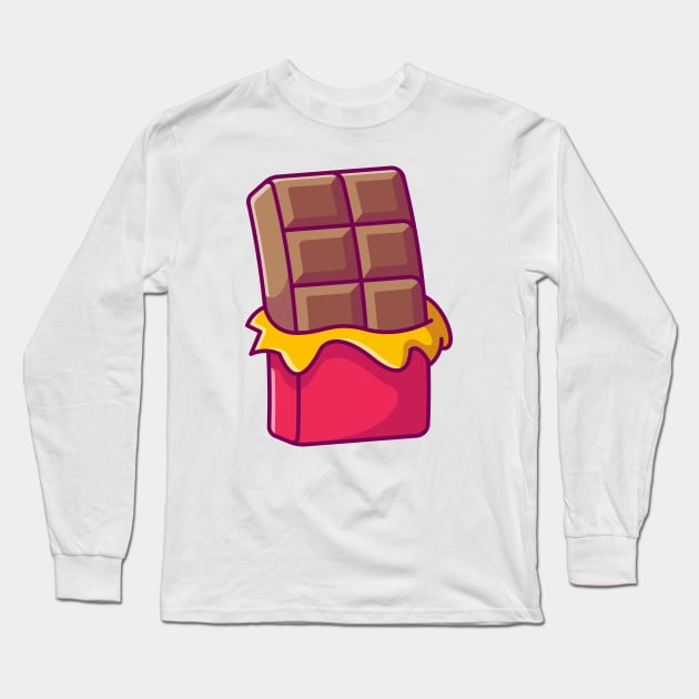 Chocolate Bar Long Sleeve T-Shirt by Catalyst Labs